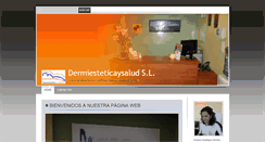 Desktop Screenshot of dermiesteticaysalud.com