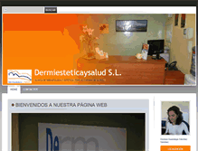 Tablet Screenshot of dermiesteticaysalud.com